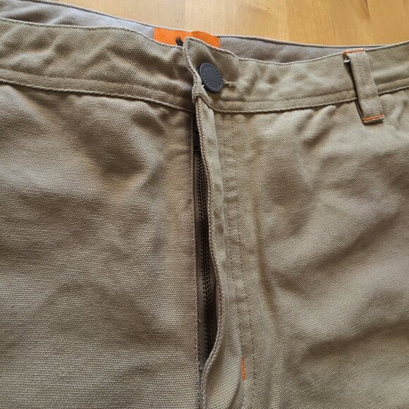 Field and Stream Pants Mens 40 X 32 Brown Canvas Brush Briar Hunting NWOT - Picture 3 of 7